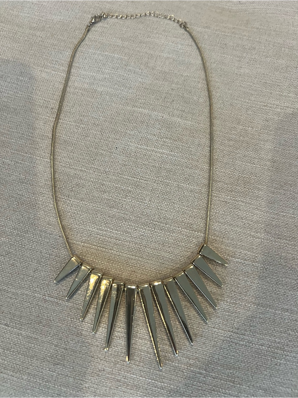 Gold Geometric Statement Necklace - Women's Jewelry